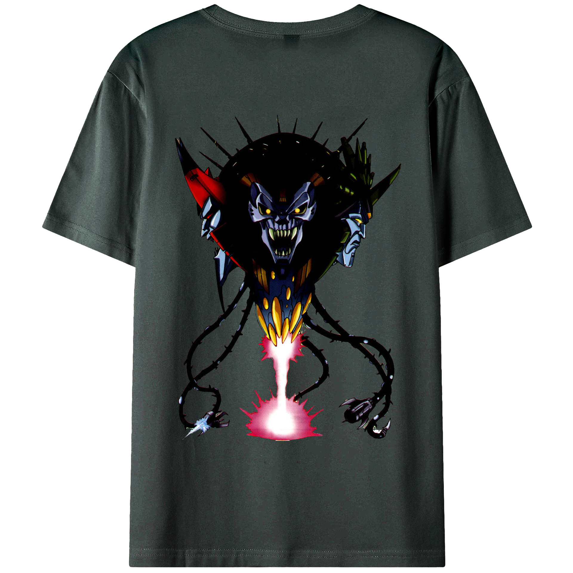（画像用）  綿100％ メンズ半袖Tシャツ（バックプリント） 通気性